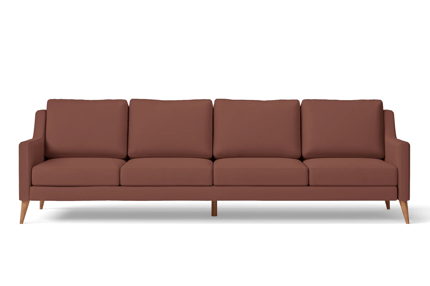 Aquila 4 Seater Sofa Mauve Leather