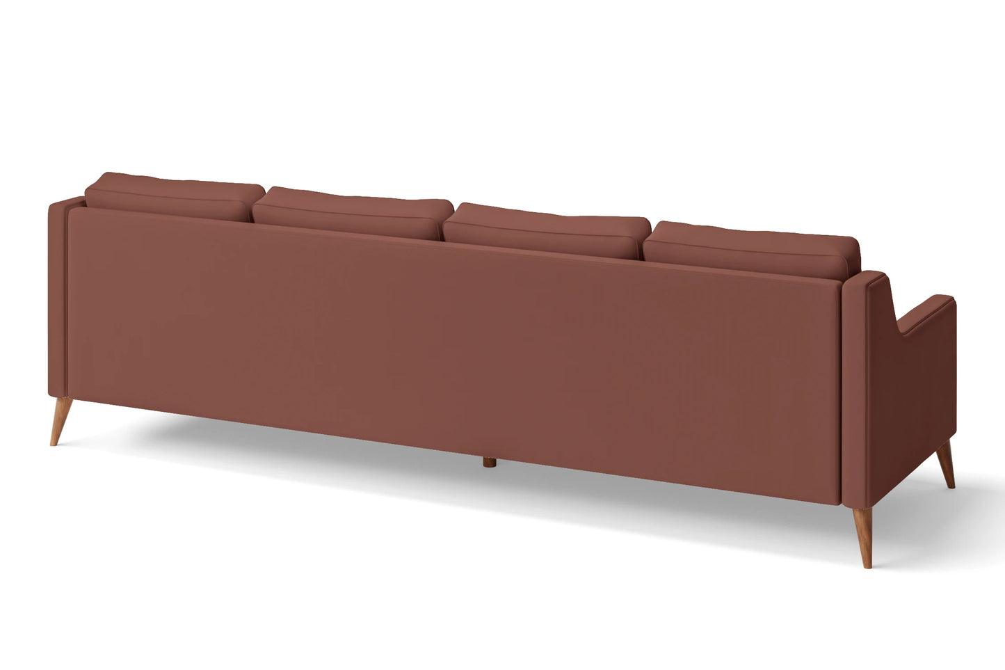 Aquila 4 Seater Sofa Mauve Leather