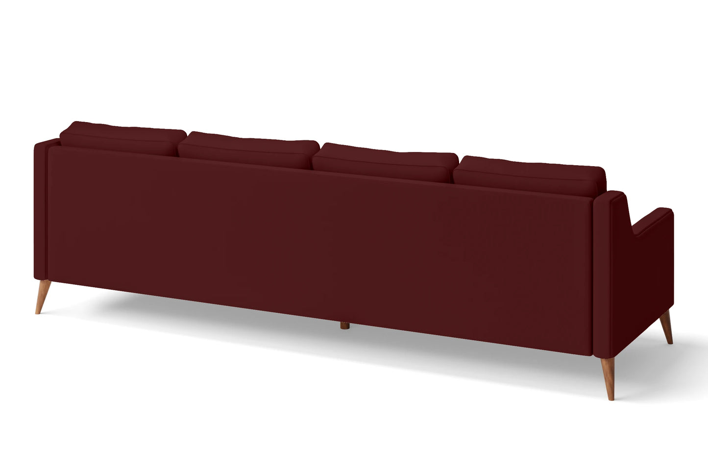 Aquila 4 Seater Sofa Red Leather