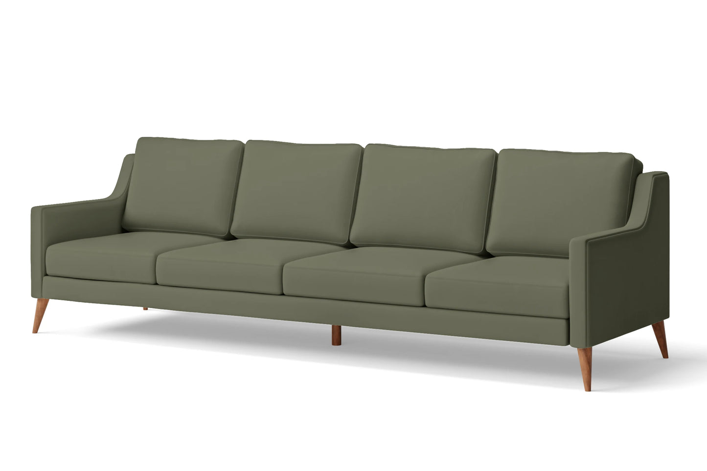 Aquila 4 Seater Sofa Sage Leather