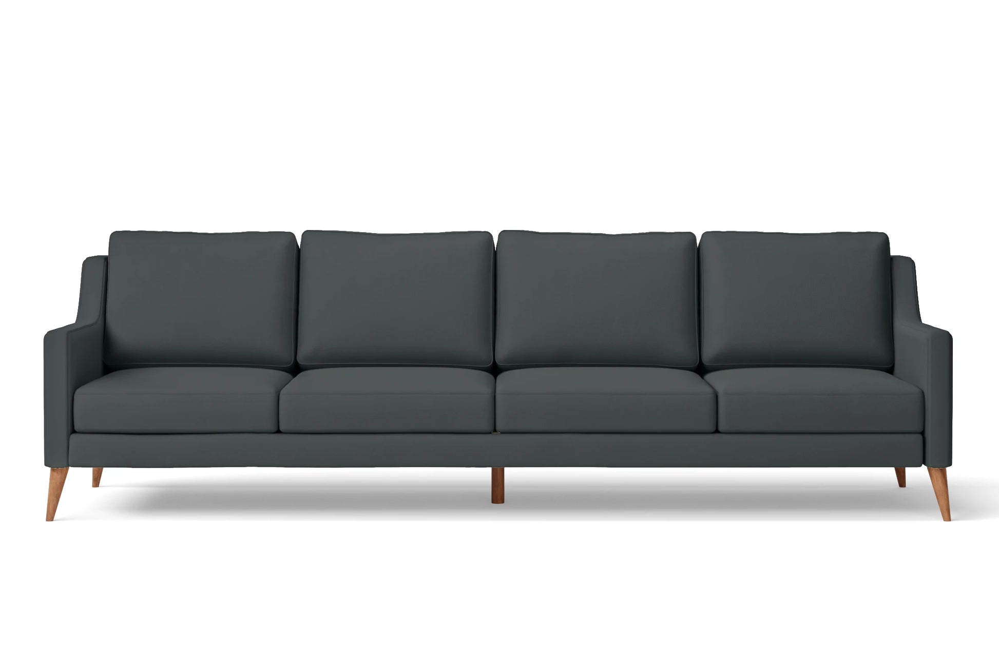 Aquila 4 Seater Sofa Slate Leather