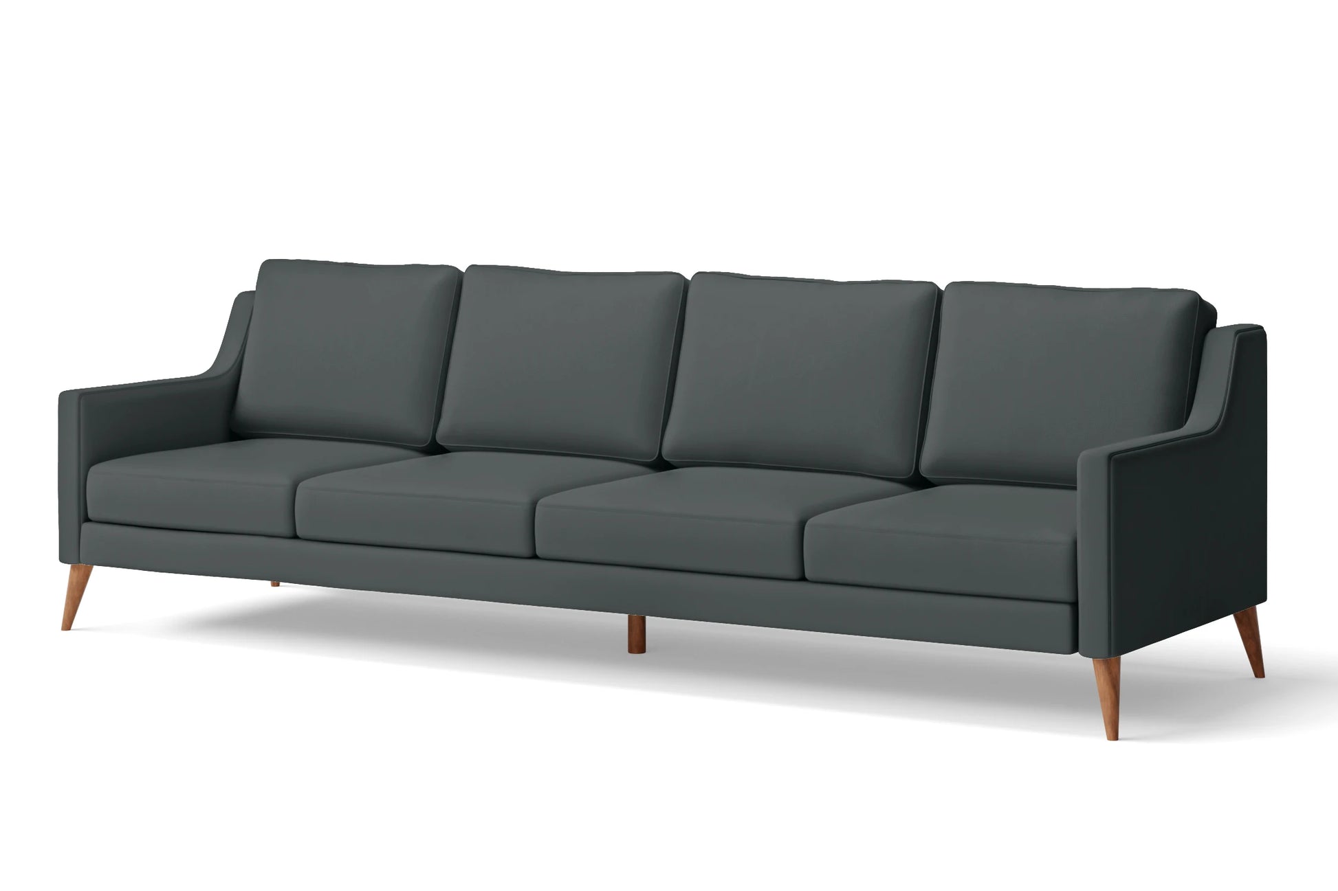 Aquila 4 Seater Sofa Slate Leather