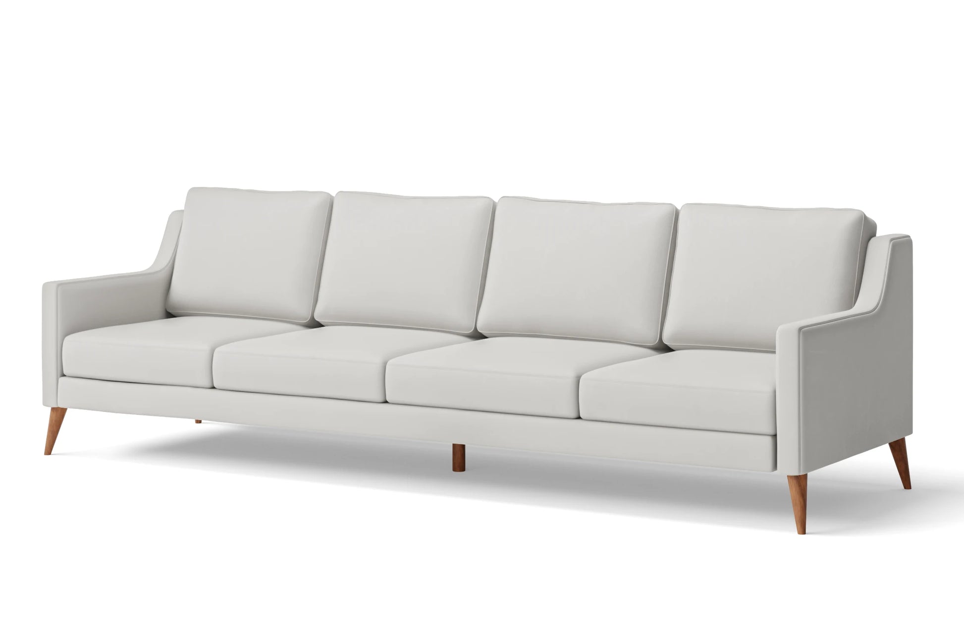 Aquila 4 Seater Sofa White Leather