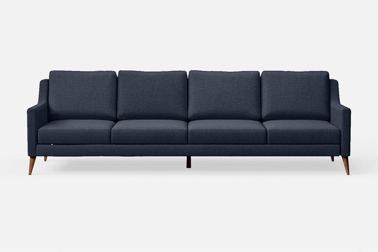 Aquila 4 Seater Sofa Dark Blue Linen Fabric