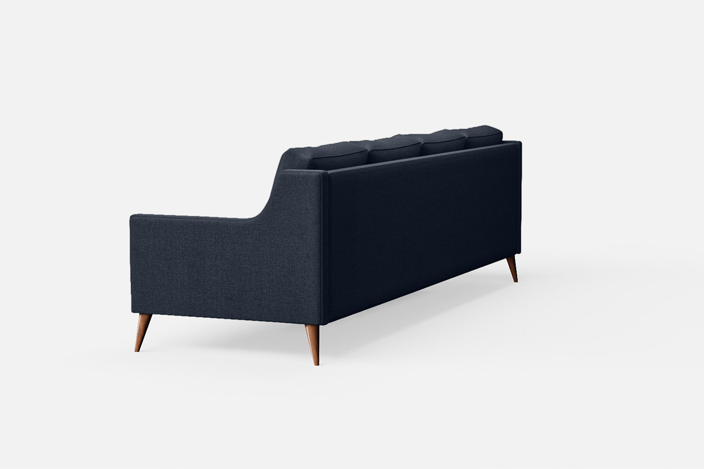 Aquila 4 Seater Sofa Dark Blue Linen Fabric