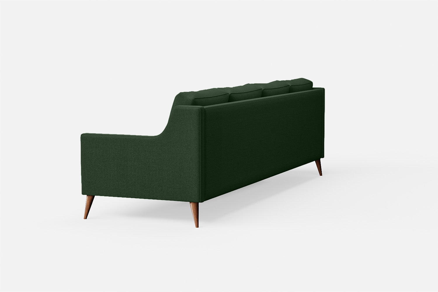 Aquila 4 Seater Sofa Forest Green Linen Fabric