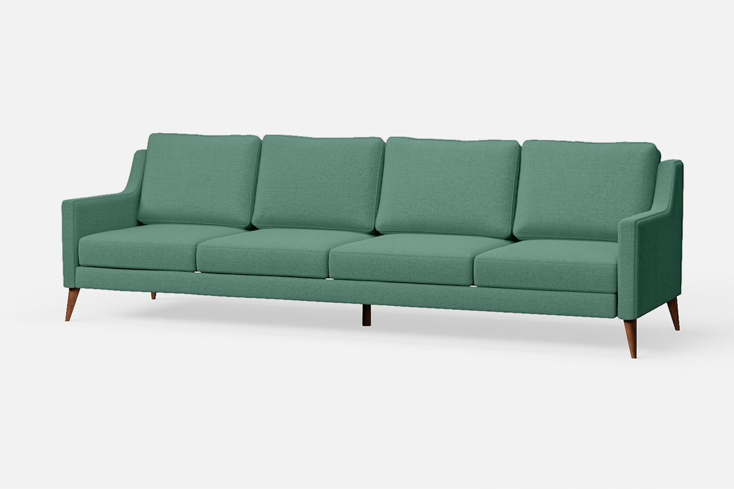 Aquila 4 Seater Sofa Mint Green Linen Fabric