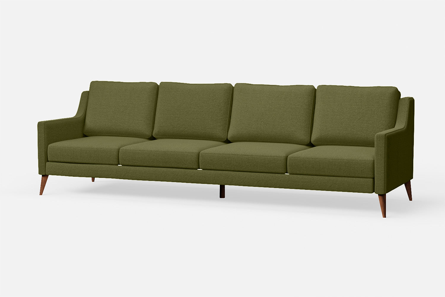 Aquila 4 Seater Sofa Olive Linen Fabric