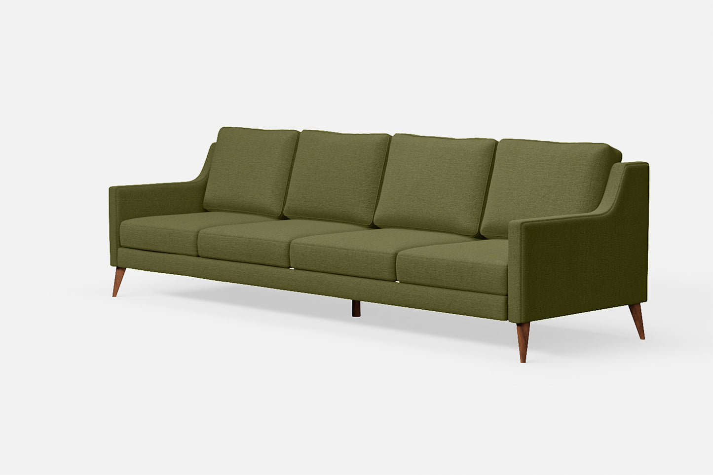 Aquila 4 Seater Sofa Olive Linen Fabric