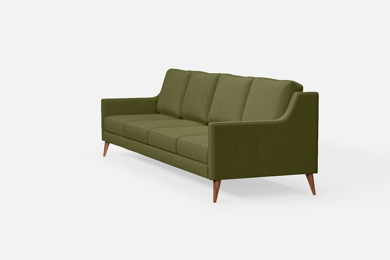 Aquila 4 Seater Sofa Olive Linen Fabric