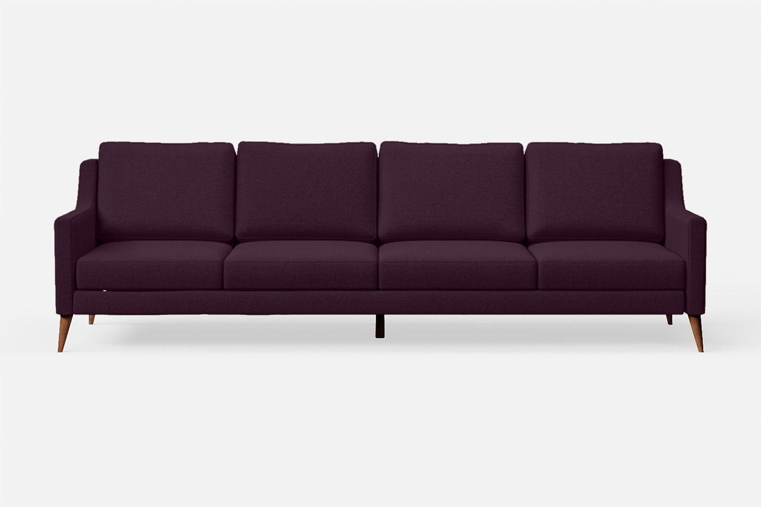 Aquila 4 Seater Sofa Purple Linen Fabric