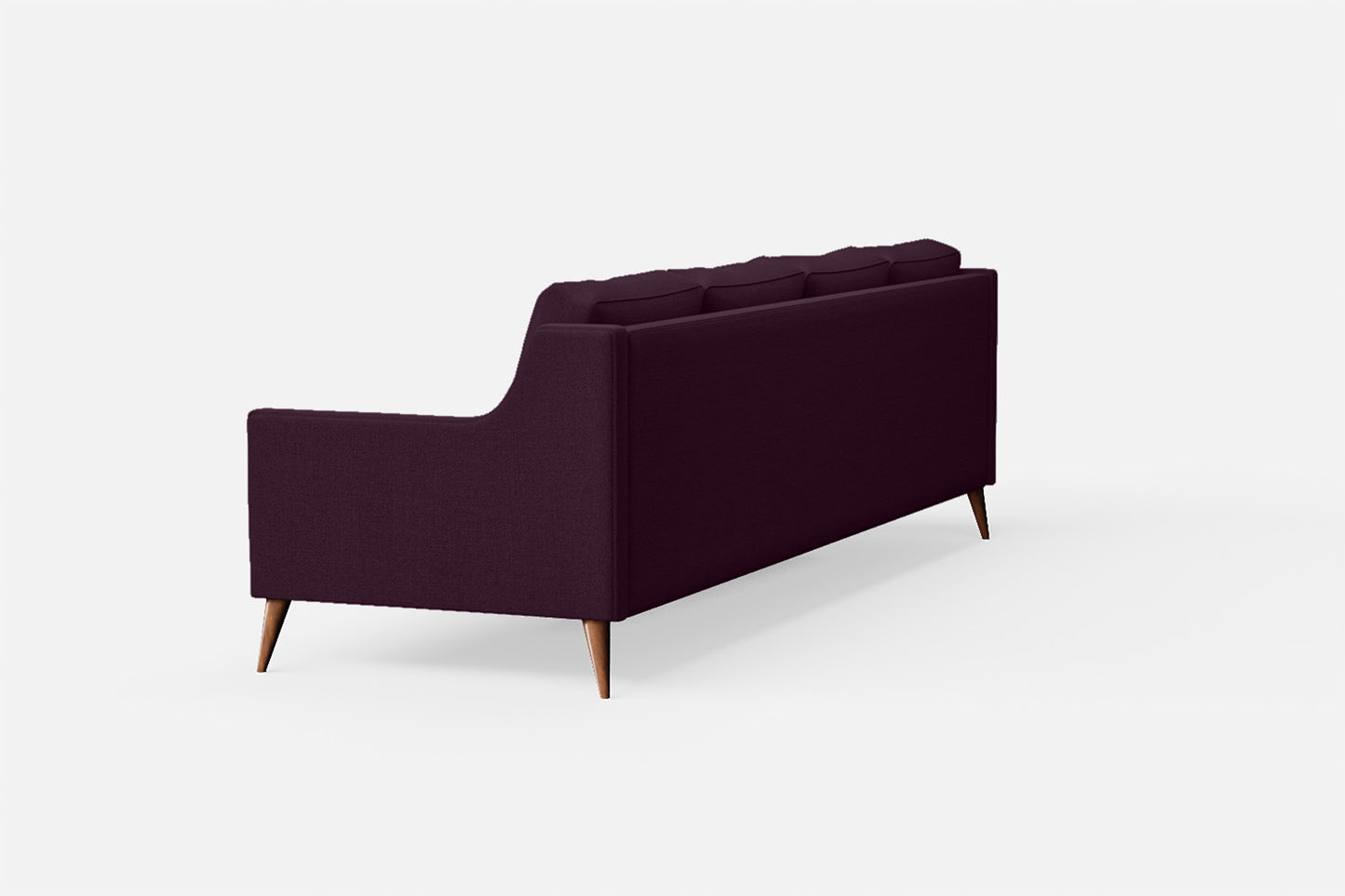 Aquila 4 Seater Sofa Purple Linen Fabric