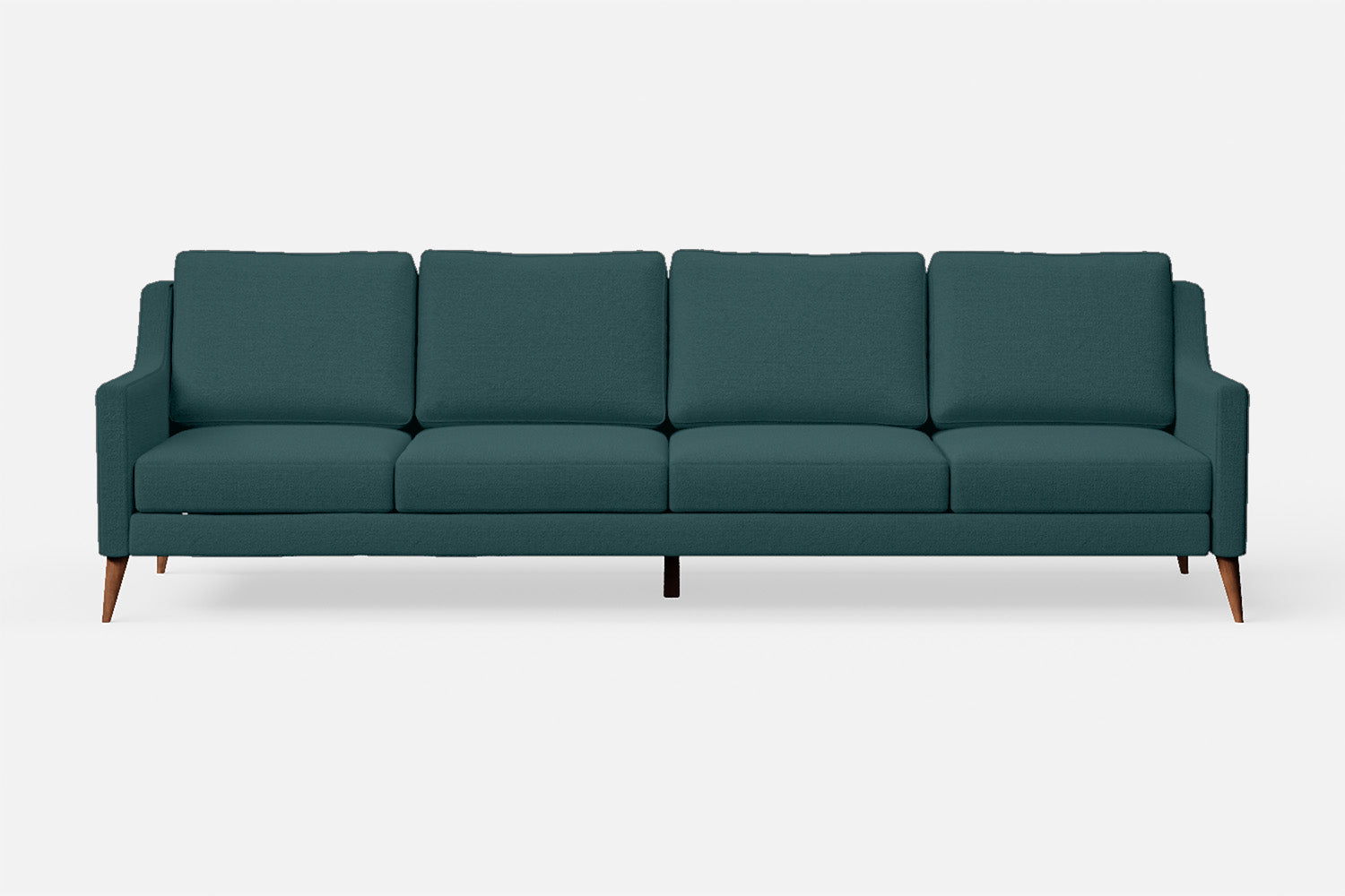 Aquila 4 Seater Sofa Teal Linen Fabric