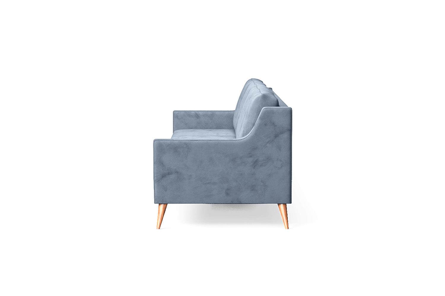 Aquila 4 Seater Sofa Baby Blue Velvet