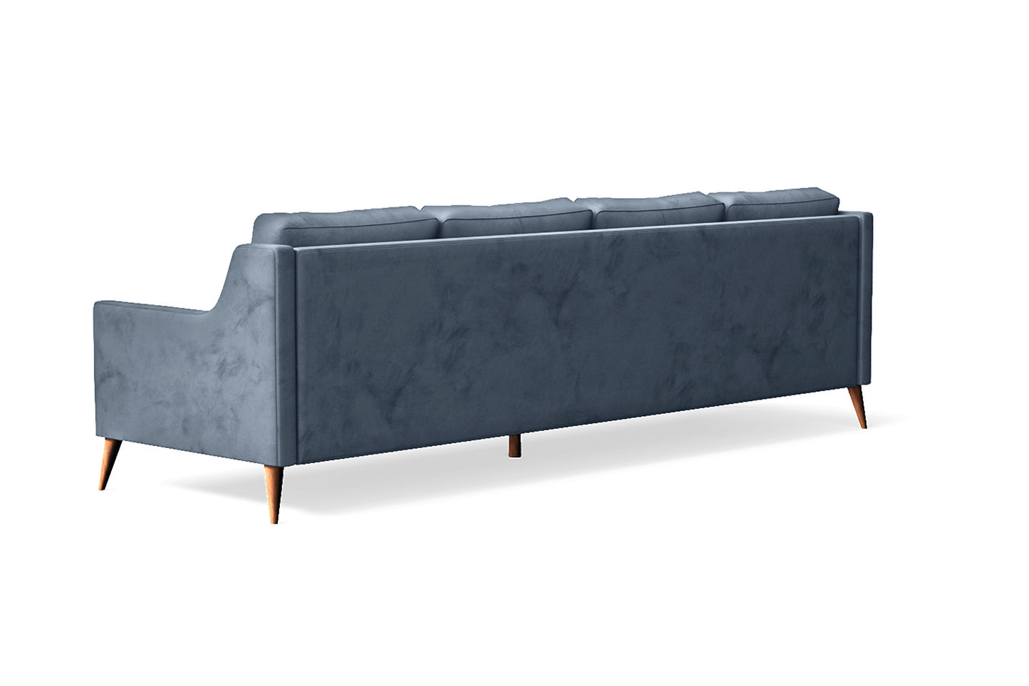 Aquila 4 Seater Sofa Baby Blue Velvet