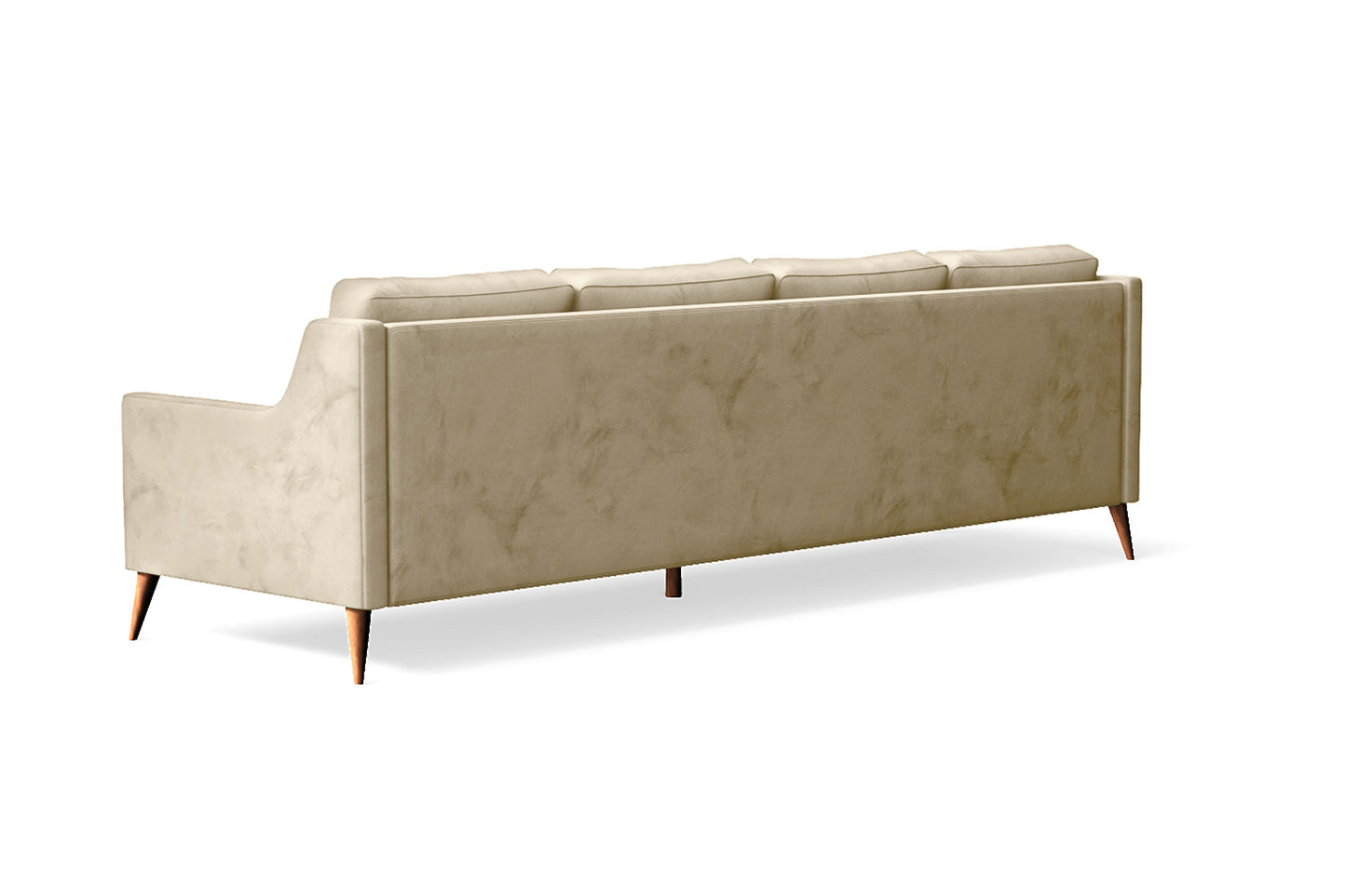 Aquila 4 Seater Sofa Cream Velvet