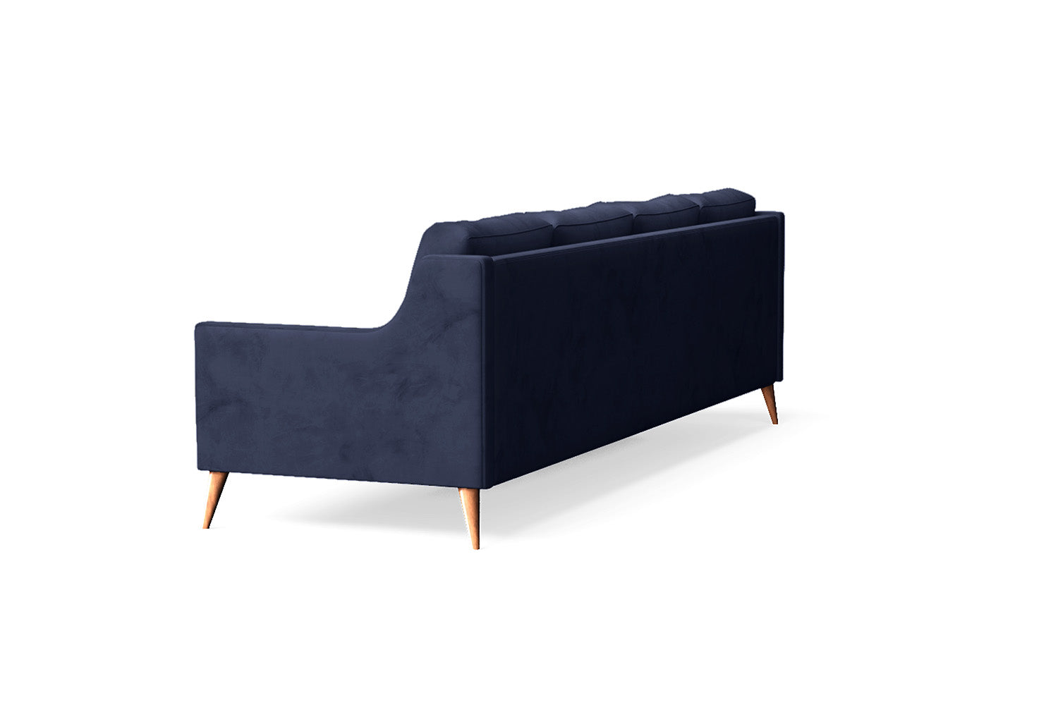 Aquila 4 Seater Sofa Dark Blue Velvet