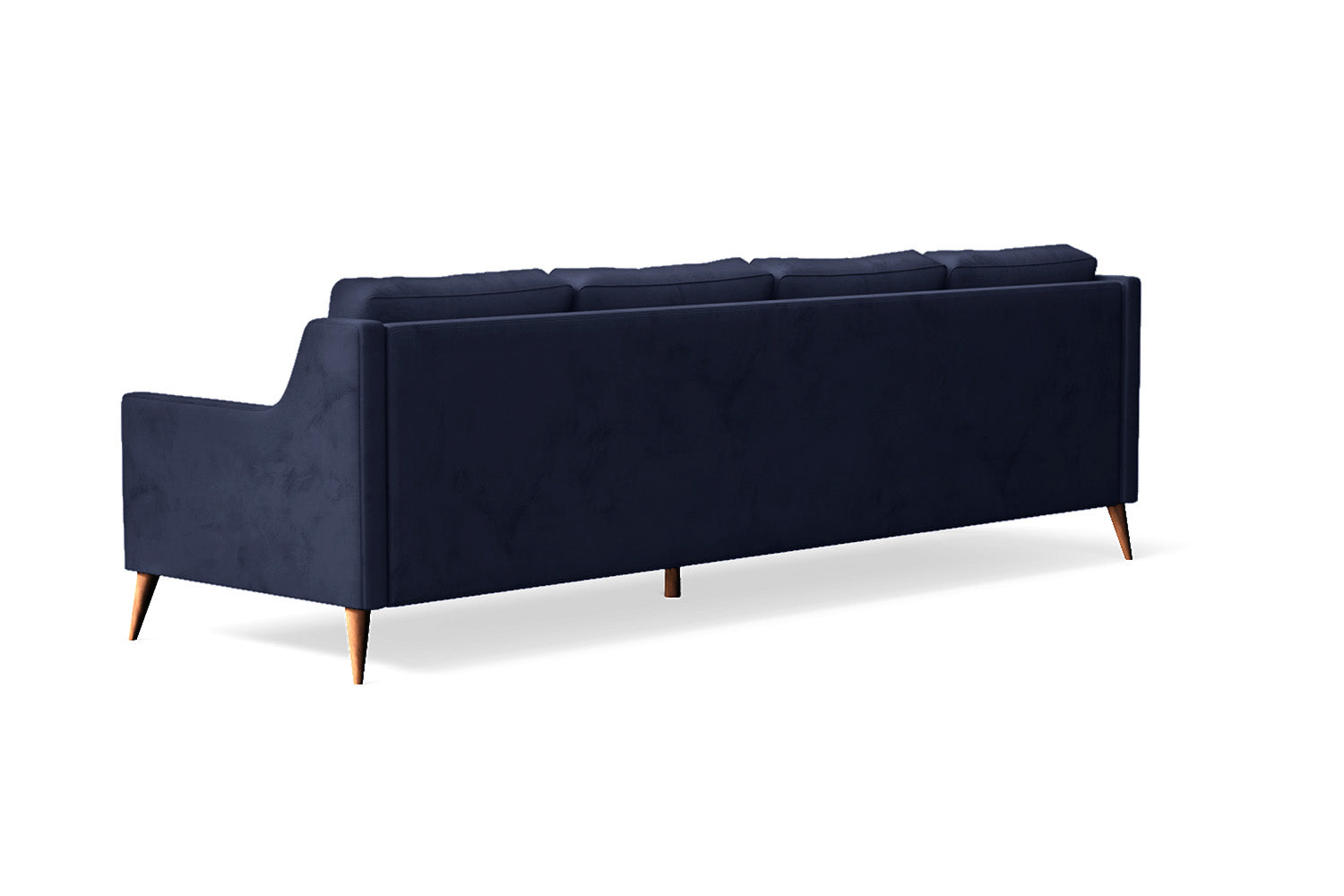 Aquila 4 Seater Sofa Dark Blue Velvet