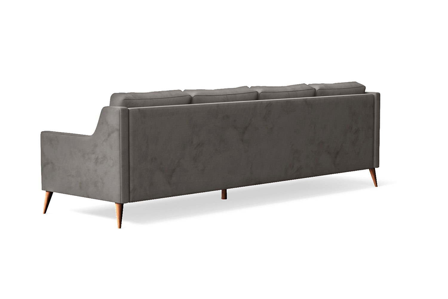 Aquila 4 Seater Sofa Grey Velvet