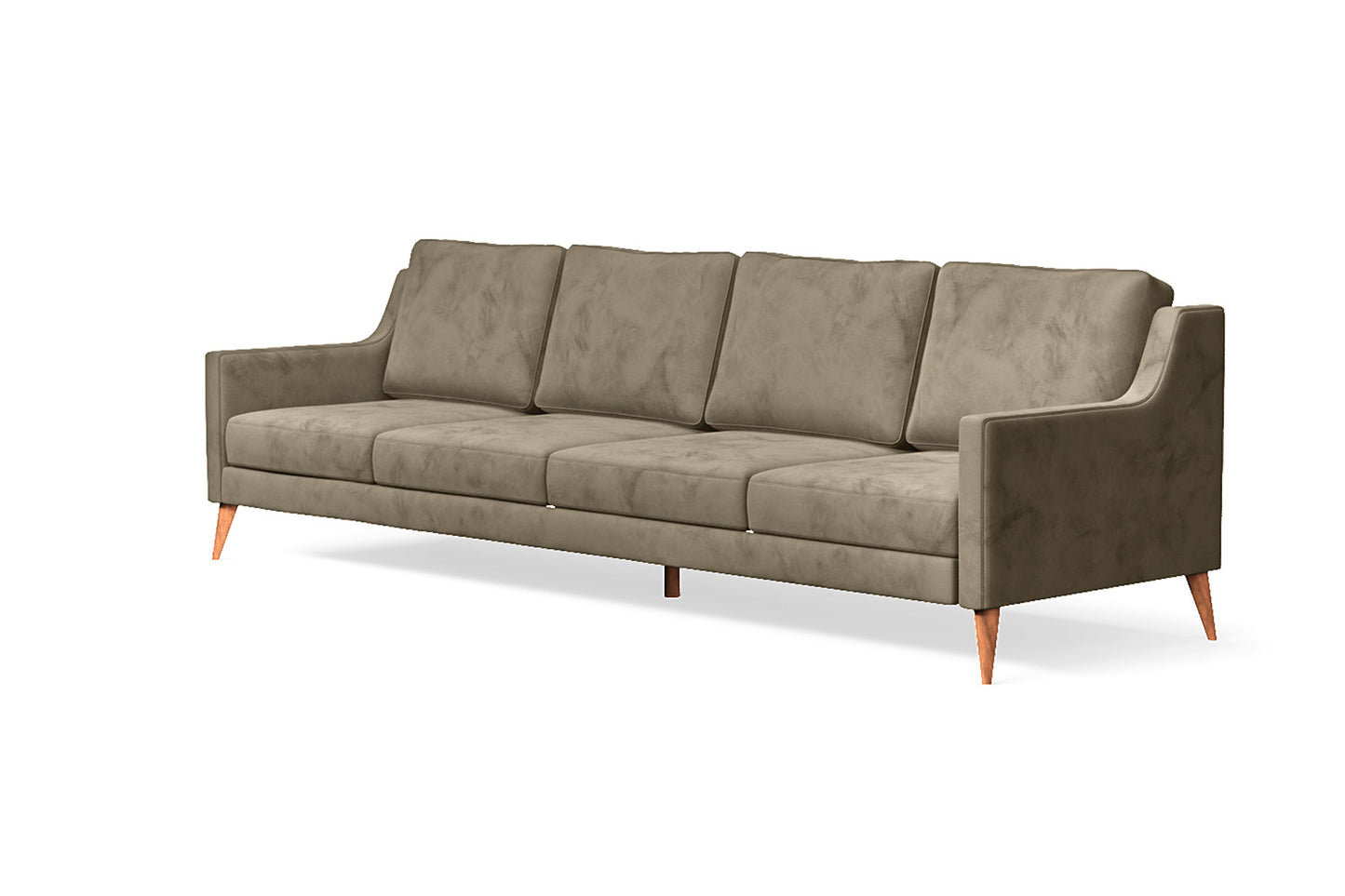 Aquila 4 Seater Sofa Sand Velvet