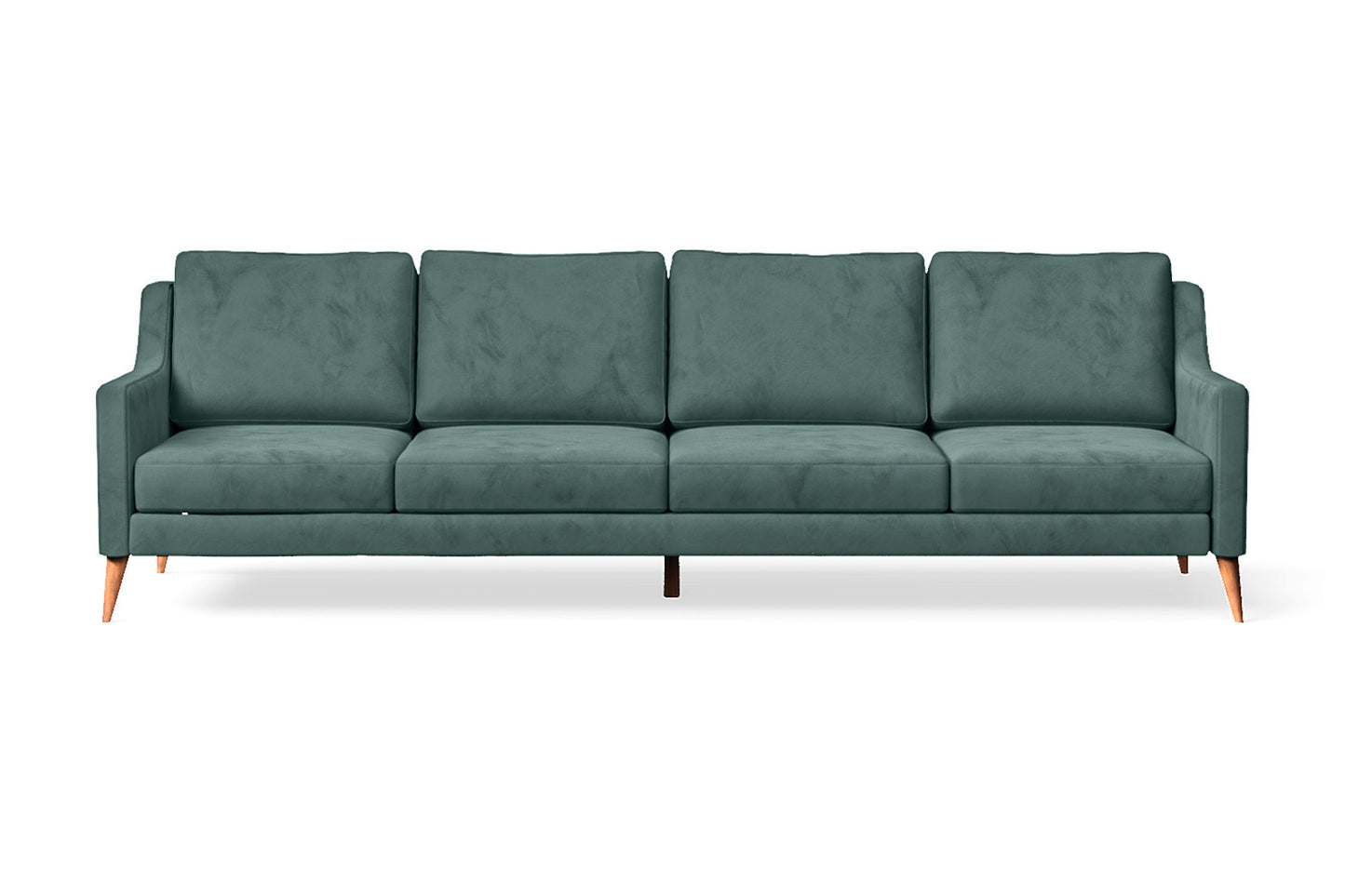 Aquila 4 Seater Sofa Teal Velvet