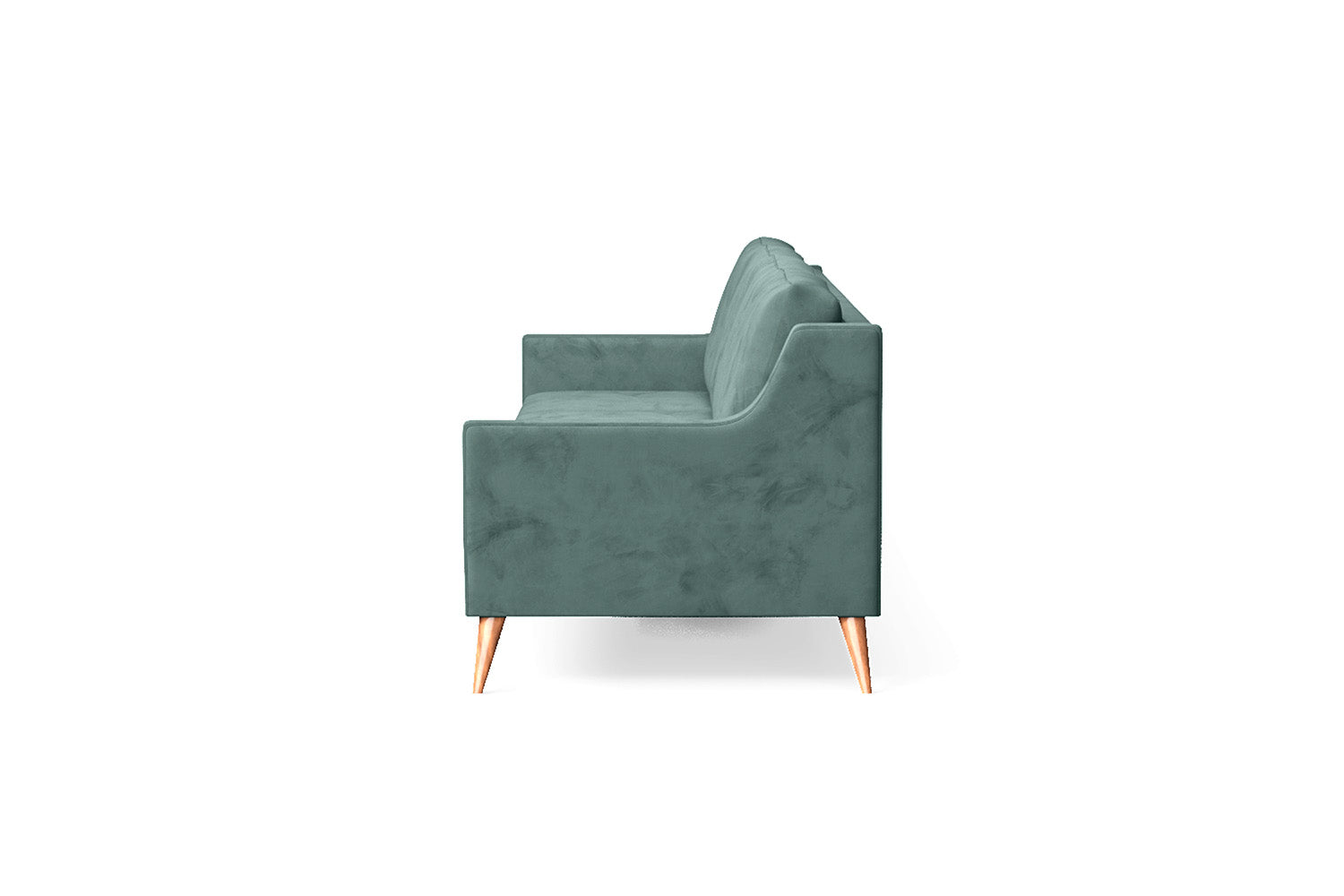 Aquila 4 Seater Sofa Teal Velvet