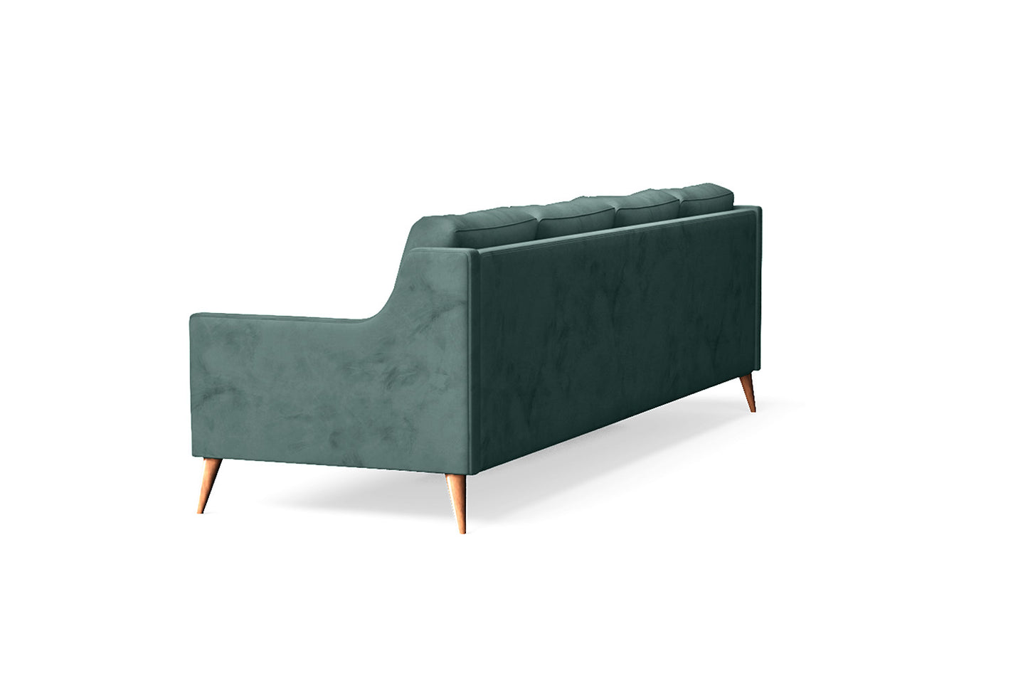 Aquila 4 Seater Sofa Teal Velvet