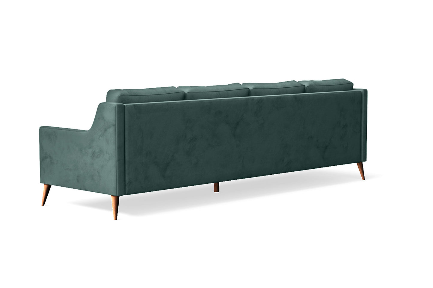 Aquila 4 Seater Sofa Teal Velvet