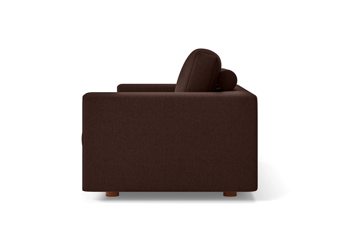 Arezzo Armchair Coffee Brown Linen Fabric