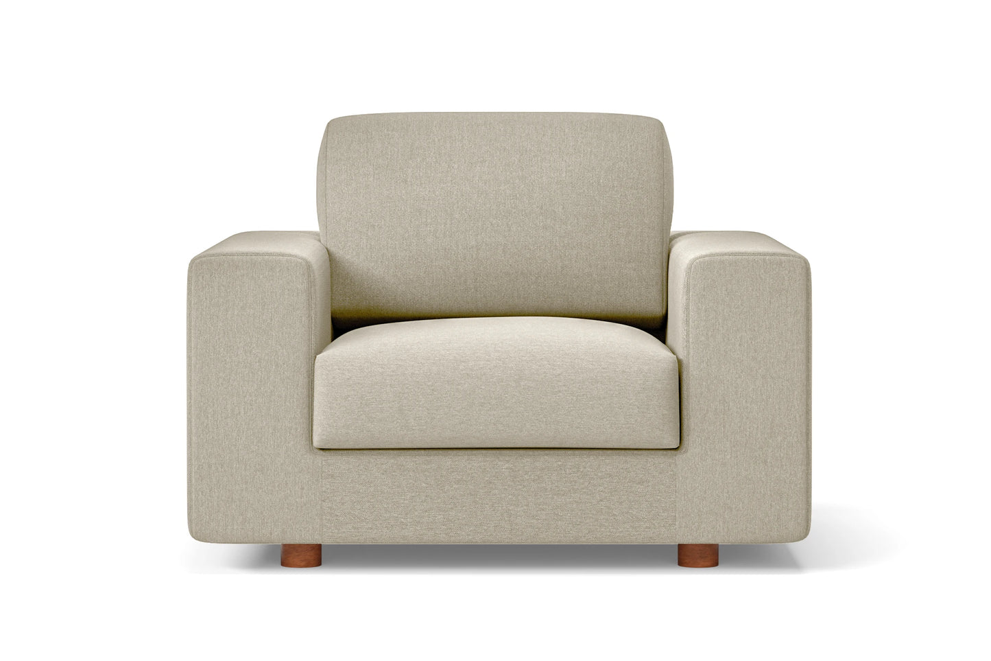 Arezzo Armchair Cream Linen Fabric