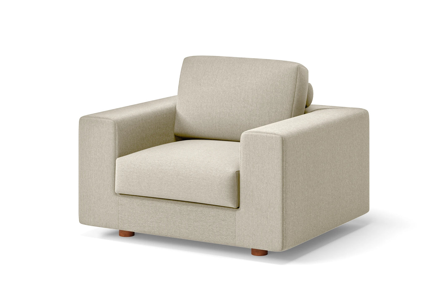 Arezzo Armchair Cream Linen Fabric