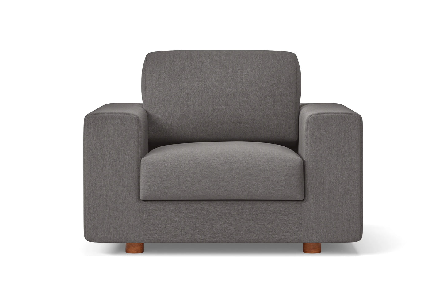 Arezzo Armchair Grey Linen Fabric