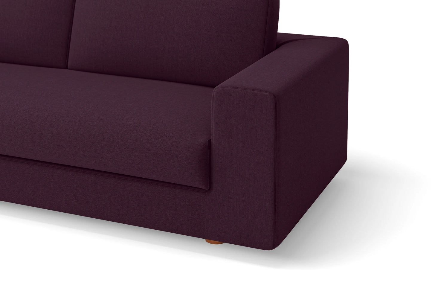 Arezzo Armchair Purple Linen Fabric