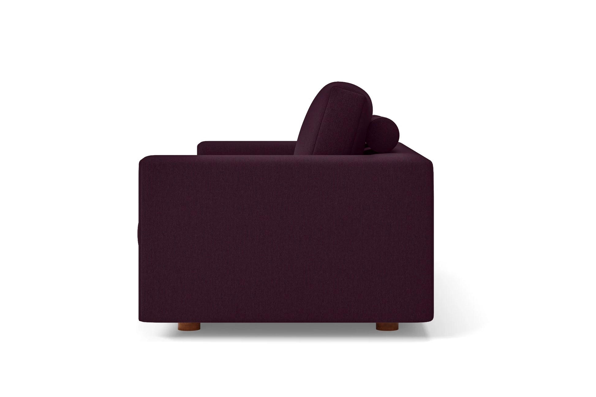 Arezzo Armchair Purple Linen Fabric