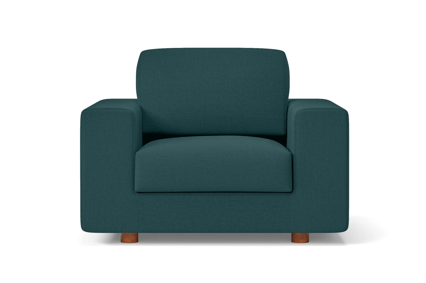 Arezzo Armchair Teal Linen Fabric