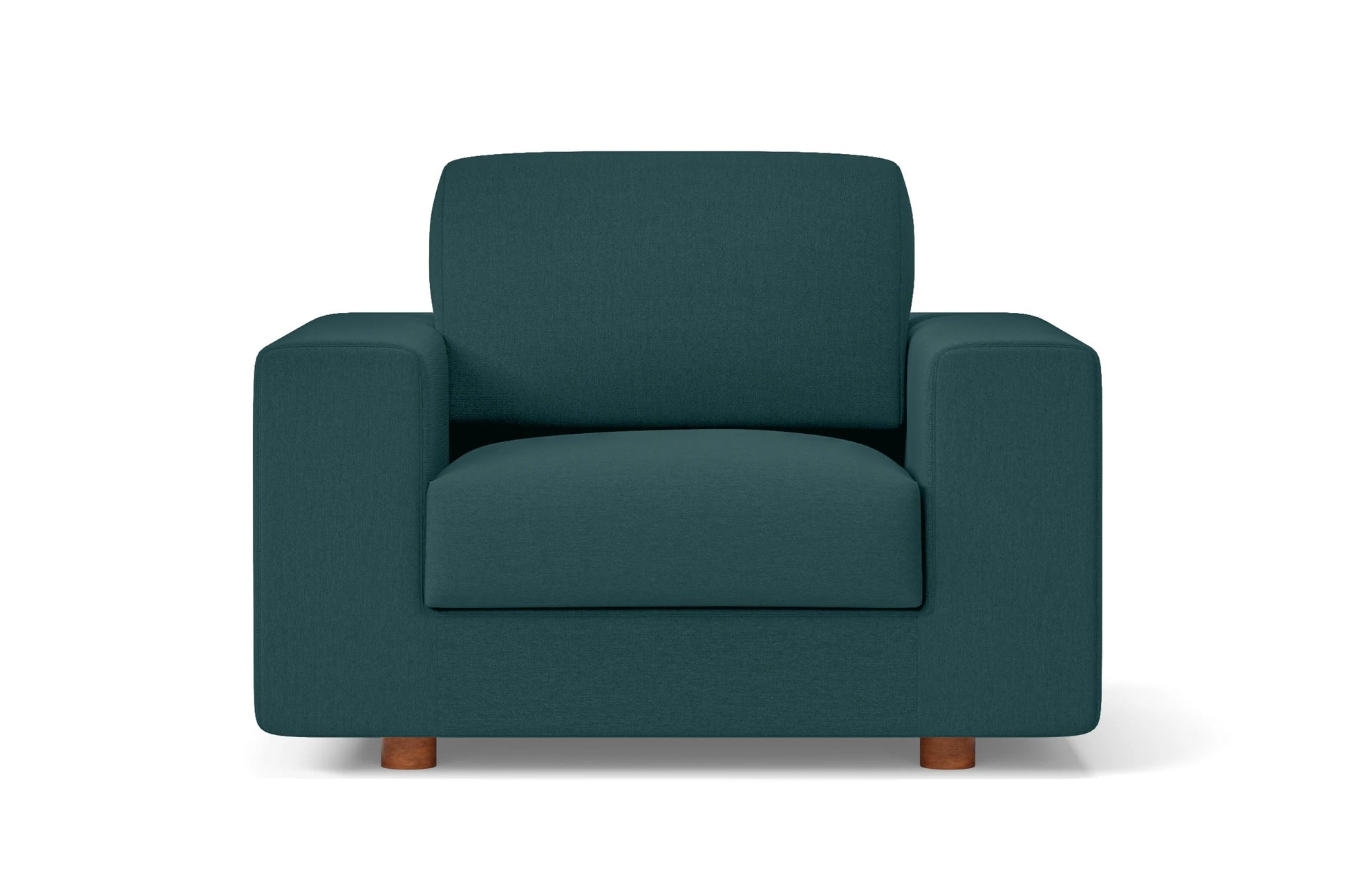 Arezzo Armchair Teal Linen Fabric