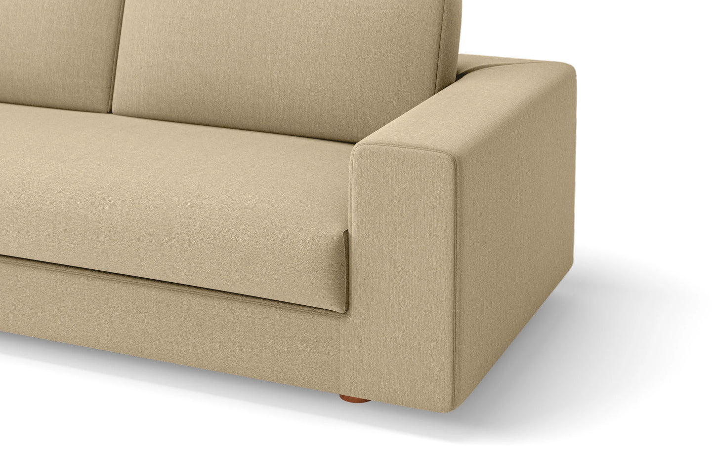 Arezzo 2 Seater Sofa Beige Linen Fabric