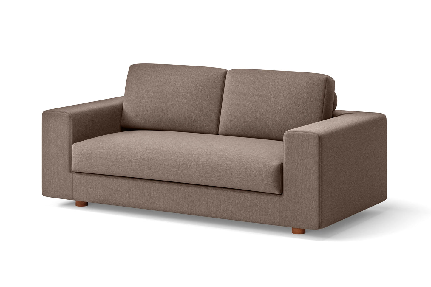 Arezzo 2 Seater Sofa Caramel Linen Fabric