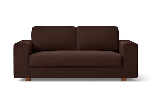 Arezzo 2 Seater Sofa Coffee Brown Linen Fabric