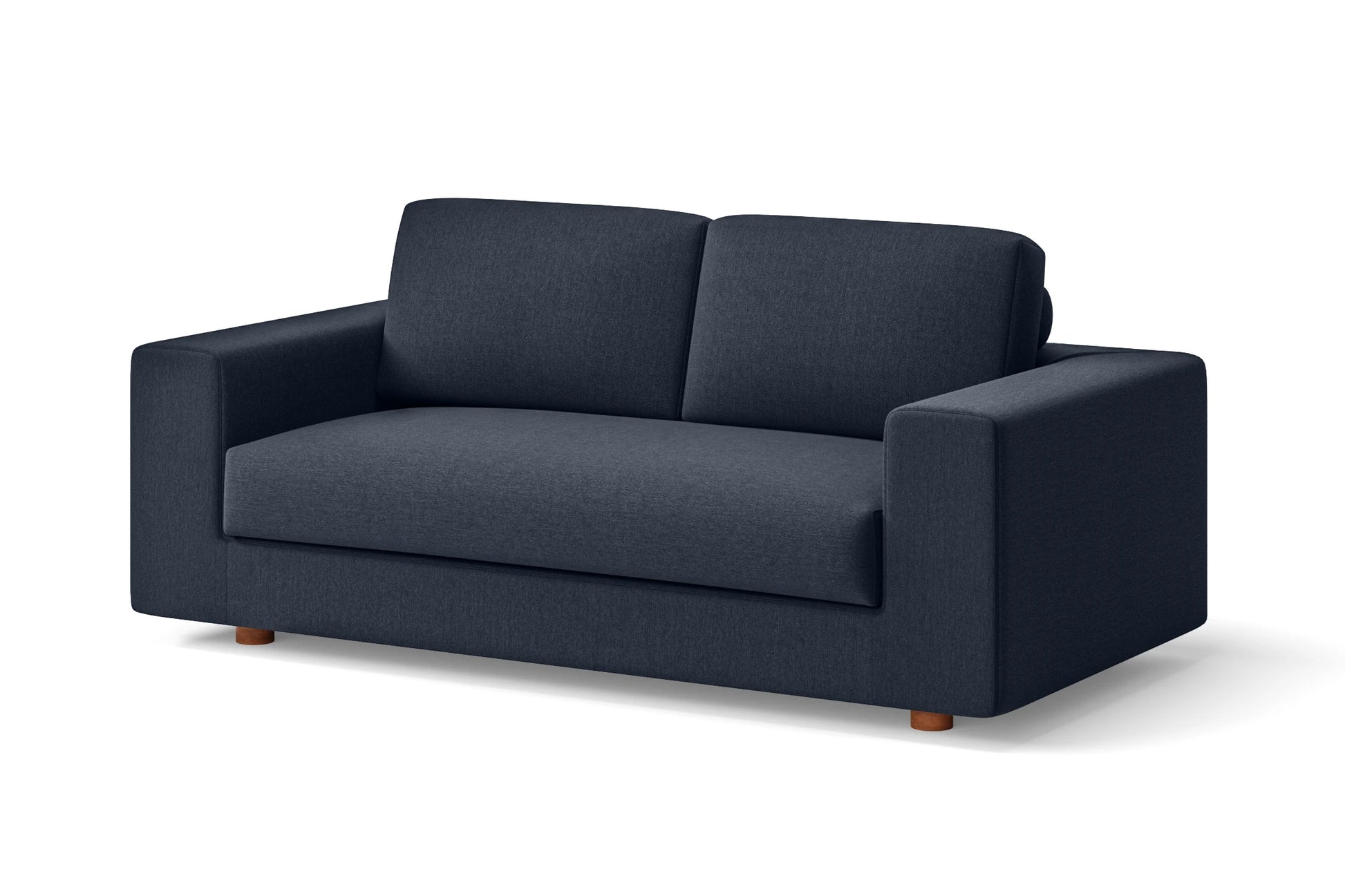 Arezzo 2 Seater Sofa Dark Blue Linen Fabric