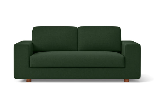 Arezzo 2 Seater Sofa Forest Green Linen Fabric