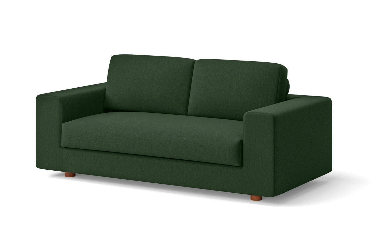 Arezzo 2 Seater Sofa Forest Green Linen Fabric