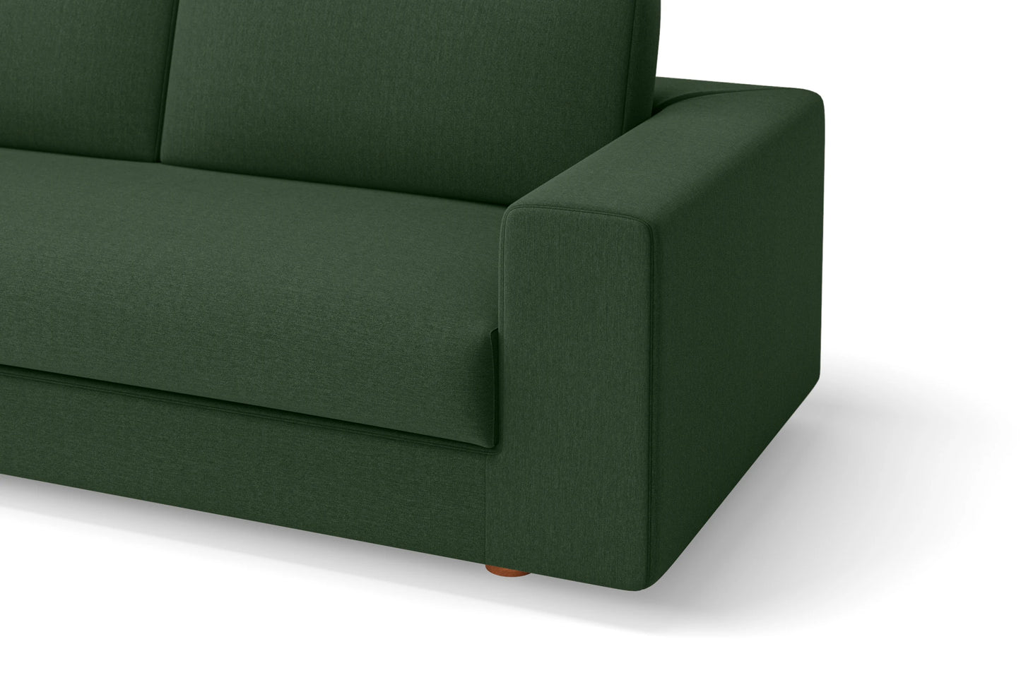 Arezzo 2 Seater Sofa Forest Green Linen Fabric