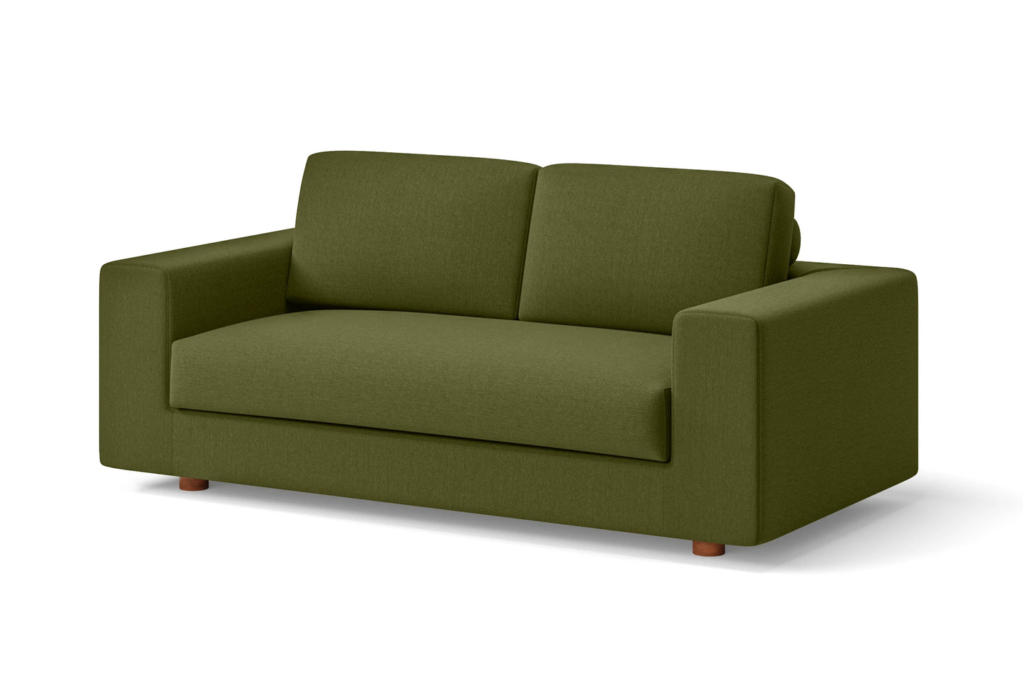 Arezzo 2 Seater Sofa Olive Linen Fabric