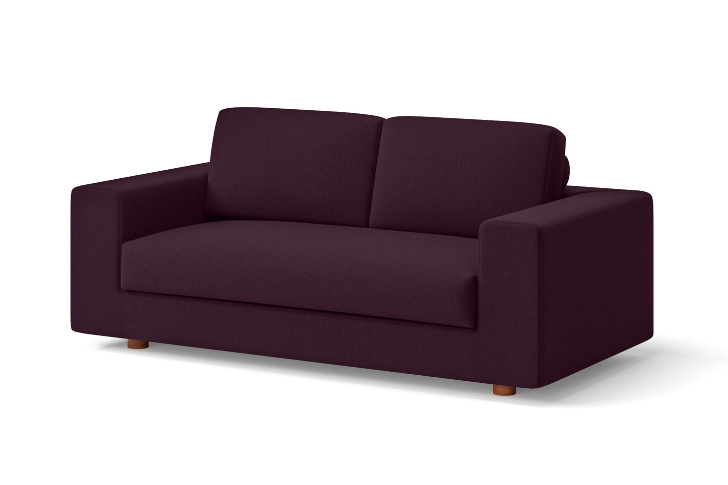 Arezzo 2 Seater Sofa Purple Linen Fabric