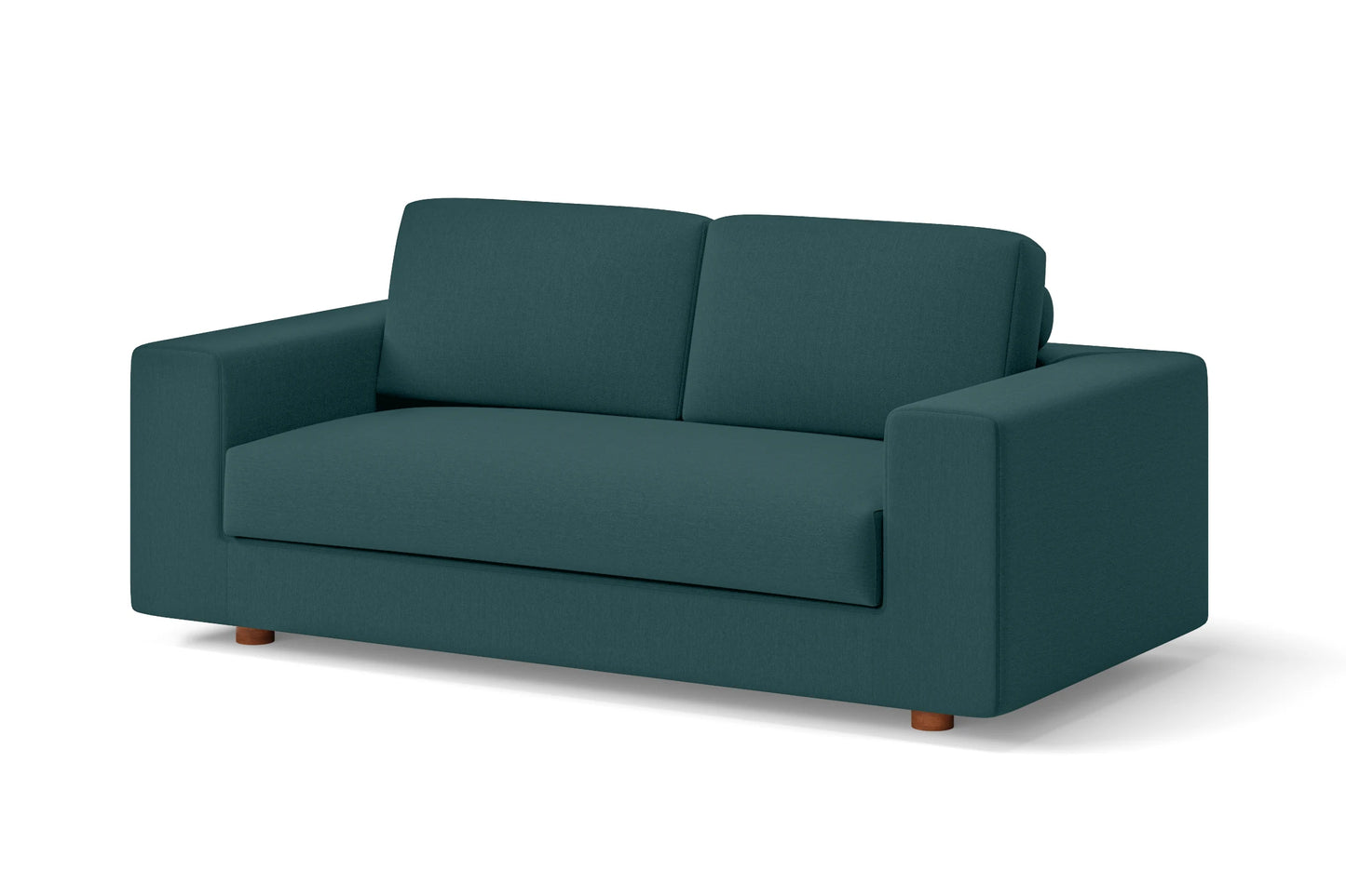 Arezzo 2 Seater Sofa Teal Linen Fabric