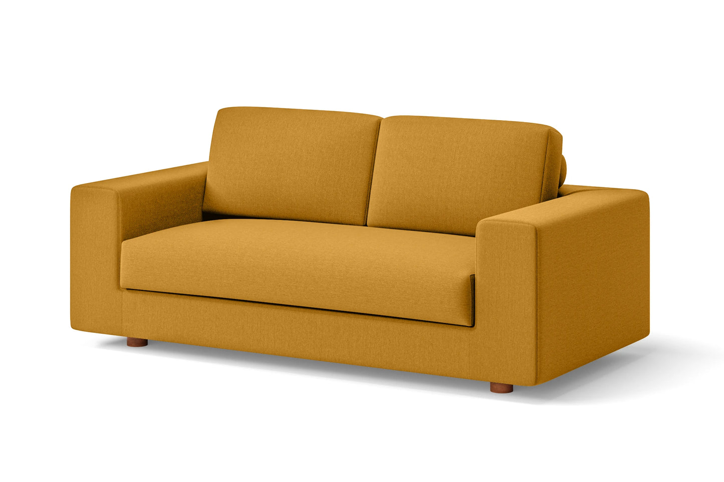 Arezzo 2 Seater Sofa Yellow Linen Fabric