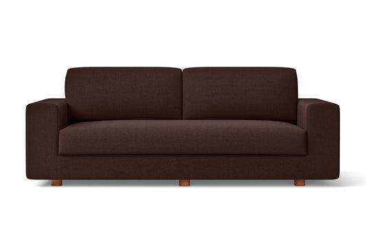 Arezzo 3 Seater Sofa Coffee Brown Linen Fabric