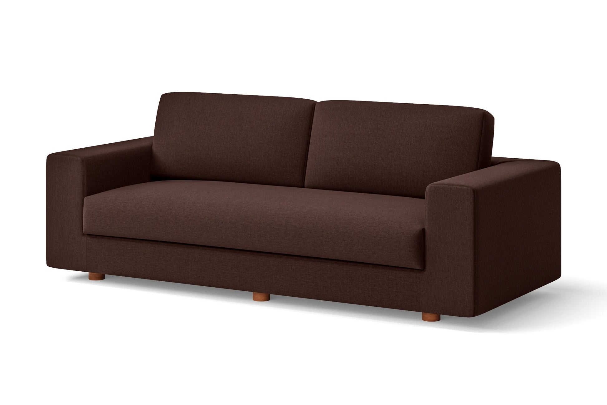 Arezzo 3 Seater Sofa Coffee Brown Linen Fabric