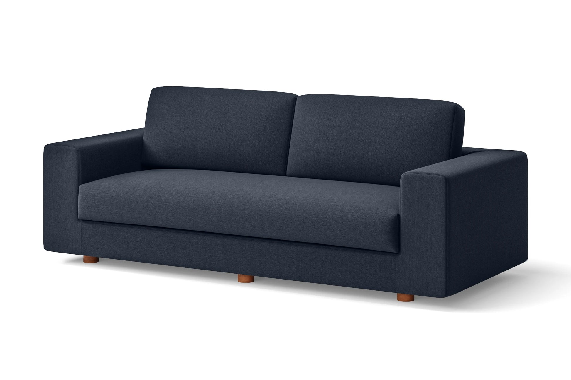 Arezzo 3 Seater Sofa Dark Blue Linen Fabric